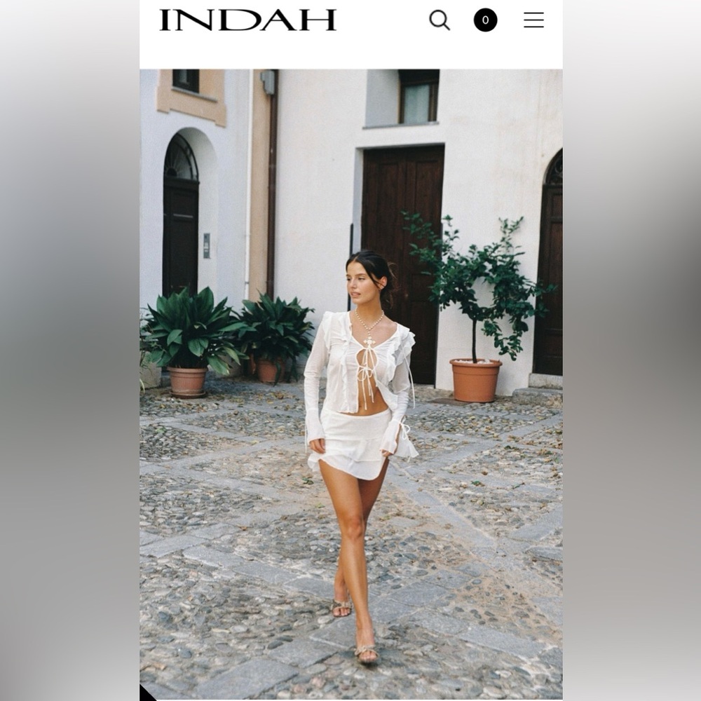 Indha, XS, top&bottom , ivory